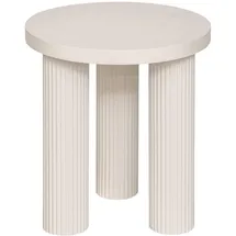 ATMOSPHERA CREATEUR D'INTERIEUR Kaffeetisch Ø 80 x 75 cm Beige/Weiß