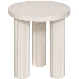 ATMOSPHERA CREATEUR D'INTERIEUR Kaffeetisch Ø 80 x 75 cm Beige/Weiß