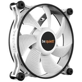 be quiet! Shadow Wings 2 120mm White Lüfter, hohe Höchstgeschwindigkeit, niedrige Mindestdrehzahl, optimierter Lüfterrahmen, außergewöhnlich hoher Luftdruck, sehr leiser Betrieb, Rifle-Lager, BL088