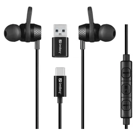 Sandberg In-Earset Schwarz