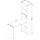 akord furniture factory AKORD SMART Weiß Schreibtischbibliothek B125 x H180 x T50 cm