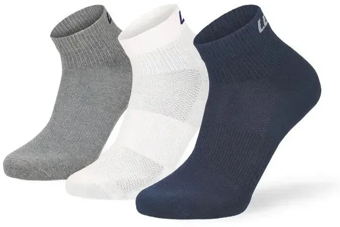 Lenz Performance Quarter Tech grau mele/weiss/blau 39-42