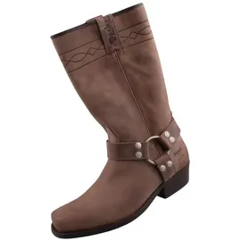 Dockers by Gerli Herren/Damen Biker Stiefel Hellbraun EU 38 - 38 EU