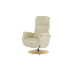 meinSofa Drehsessel  Franzi , creme , Maße (cm): B: 71 H: 112 T: 83