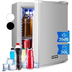 Klarstein Table Top Kühlschrank HEA-HappyHour-24Slb 10035242A, 47 cm hoch, 38 cm breit, Hausbar Minikühlschrank ohne Gefrierfach Getränkekühlschrank klein