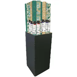 Clairefontaine 30x Geschenkpapier Kraft braun 70g, My Garden, Rolle 2x0,70m, im Kartondisplay mit 30 Stück - Sortierung 223926C