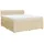 vidaXL Boxspringbett 180 x 200 cm Creme