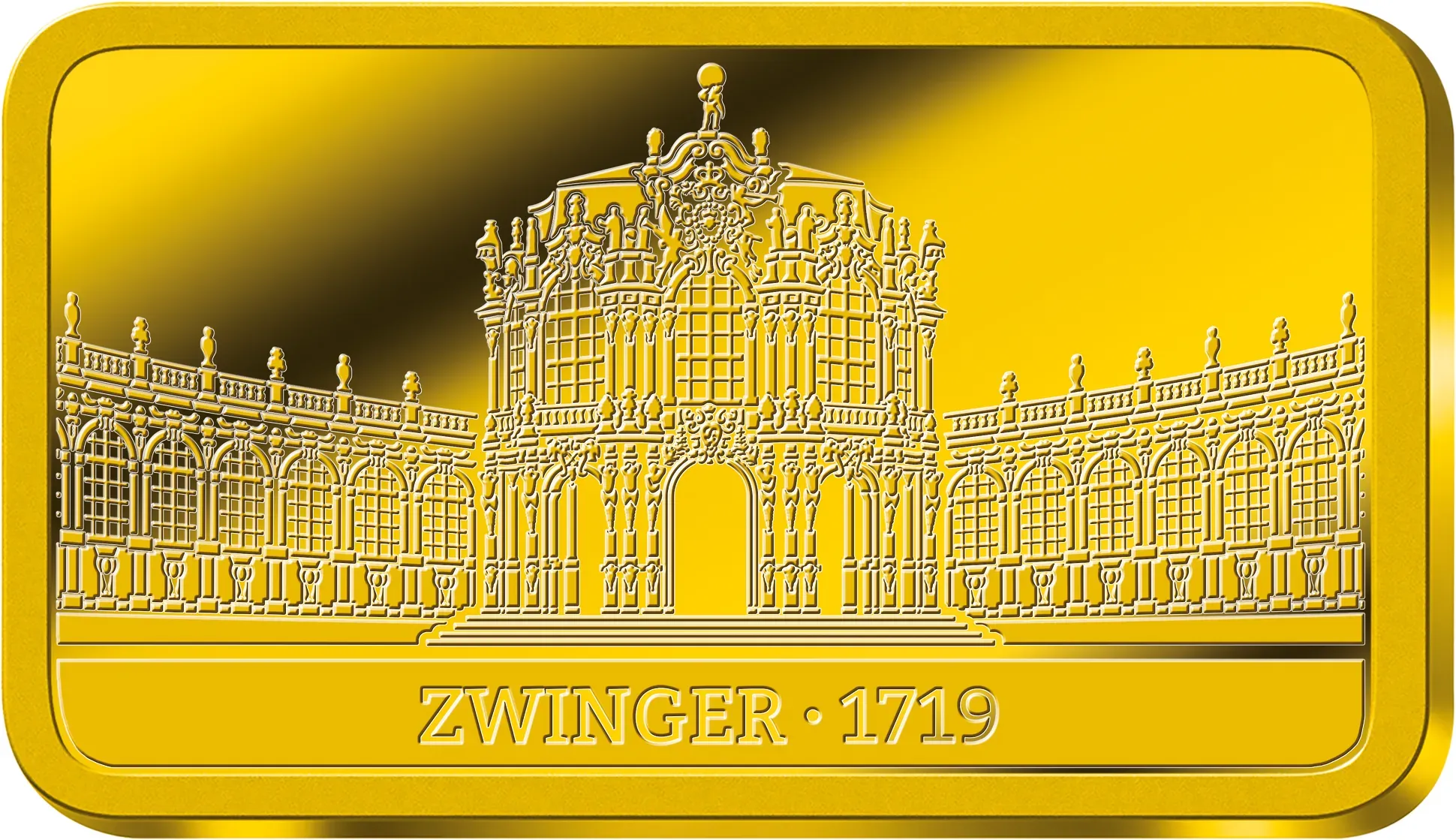 Goldbarren Dresdner Zwinger