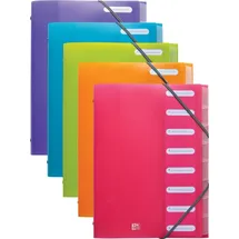 Oxford Ordnungsmappe School Life A4 PP 8 Fächer sortiert