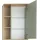 Saphir Hängeschrank SAPHIR "Quickset Badschrank 50,5 cm breit mit 1 Tür und 2 Glas-Einlegeböden", braun (riviera eiche, salbei nachbildung), B:50,5cm H:74,5cm T:20,5cm, Holzwerkstoff, Schränke, Hängeschrank, Badezimmer-Hängeschrank inkl. Türdämpfer, Holzgriffe
