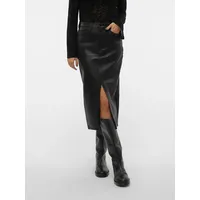 Vero Moda Lederimitatrock Damen Schwarz 40
