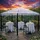Quick Star Pavillon Schutzhaube 3x3 m Transparent