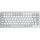 Logitech MX Mini for Mac, Tenkeyless (80 - 87 %), Bluetooth, Mechanische Switches, Schweizer Layout, LED, Grau, Weiß - Grau/Weiß