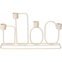 Home&styling collection Kerzenhalter, beige & Gr.: onesize