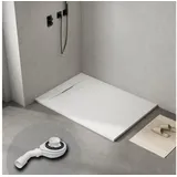 WITEN&NOCK 140x100 cm SMC Duschwanne Duschtasse weiß mit Siphon 90mm