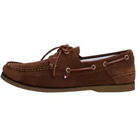Tommy Hilfiger Herren Boat Schuhe Core aus Wildleder, Braun