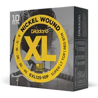 D'Addario EXL125-10P - Super Light Top/Reg. Bottom, 09-46 -