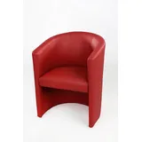 Cocktailsessel Design Farbe Rot Sessel Clubsessel Loungesessel Club Möbel Bürosessel Praxismöbel Kunstleder Neu