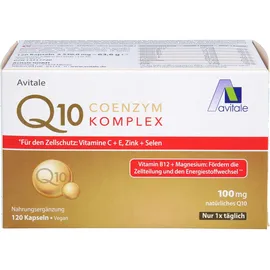 Avitale Coenzym Q10 100 mg Kapseln 120 St.