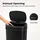 Five Stars Sensor-Mülleimer 60 l Schwarz