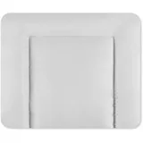Julius Zöllner Wickelauflage Softy 85x75 cm - Wickelunterlage - wasserdicht und abwischbar - Made in Germany – Oeko-Tex Standard 100 – uni hellgrau