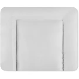 Julius Zöllner Wickelauflage Softy 85x75 cm - Wickelunterlage - wasserdicht und abwischbar - Made in Germany – Oeko-Tex Standard 100 – uni hellgrau