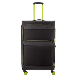 Franky Koffer-Set 3-tlg. schwarz/neongreen