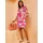 Heine Etuikleid Druckkleid Mehrfarbig Orange 44