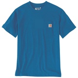CARHARTT Rundhalsshirt Carhartt K87 Pocket T-Shirt, 103296 (1-tlg) Brusttasche mit Logo L