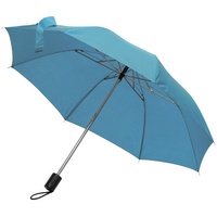 Livepac Office Taschenregenschirm Taschen-Regenschirm / mit Schutzhülle / Farbe: hellblau