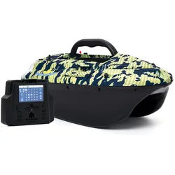BearCreeks iPilot40 GPS-Autopilot Futterboot: Präzises Karpfenangeln mit fortschrittlichen Sonaroptionen - TOSLON TF520 Fischfinder