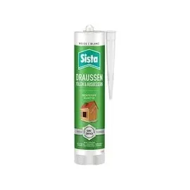 Sista Dichtstoff Allwetter Silikon 280 ml weiß