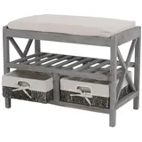 Mendler HWC-C48 45 x 65 x 34 cm grau / grau