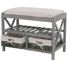 Mendler HWC-C48 45 x 65 x 34 cm grau / grau