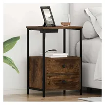 vidaXL Nachtschrank Geräucherte Eiche 40 x 31 x 60 cm Holz
