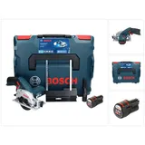 Bosch GKS 12V-26 Professional Handkreissäge, 12 V 85 mm + 1x Akku 3,0 Ah + L-Boxx - ohne Ladegerät