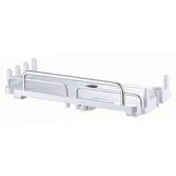 Teleskop-Duschkachelhalter ohne Bohrloch - 28-44 cm - 18-25 mm Duschhalter für Badezimmerhaken - Präzise Duschkachelhalter für den Badezimmerhaken