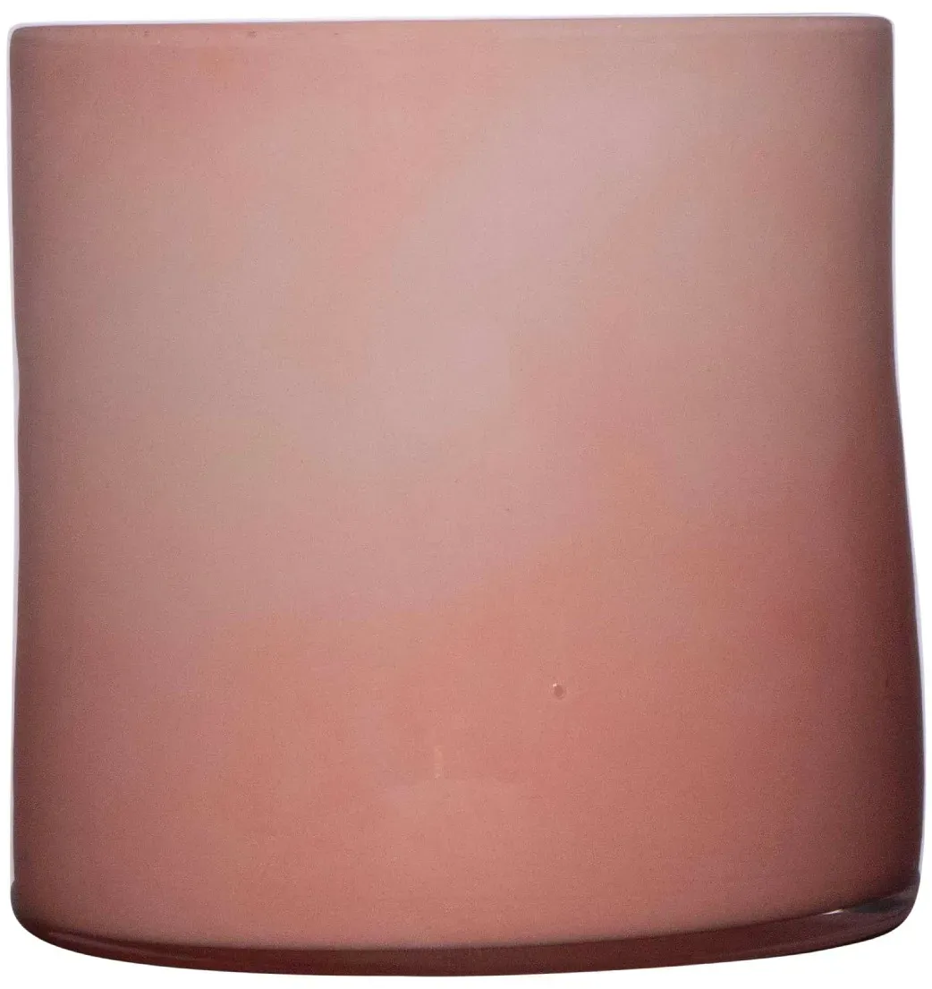 Glas Zylinder D15H15cm rosa