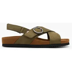 Sandale - Damen - khaki