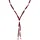 VIVANCE Perlenkette lustrous pearls Rot / Edelstahl