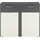 vogl möbelfabrik Tirent 100 x 84 x 40 cm Grau / Weiß