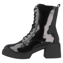 Fitters Footwear Tiana Stiefeletten in Übergrößen Schwarz 2TT0300201 Black Patent große Damenschuhe - Schwarz - 44