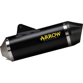 ARROW Schalldämpfer Aluminium Dunkel mit Carbon Endkappe für KTM 690 SMC/Enduro 19-21