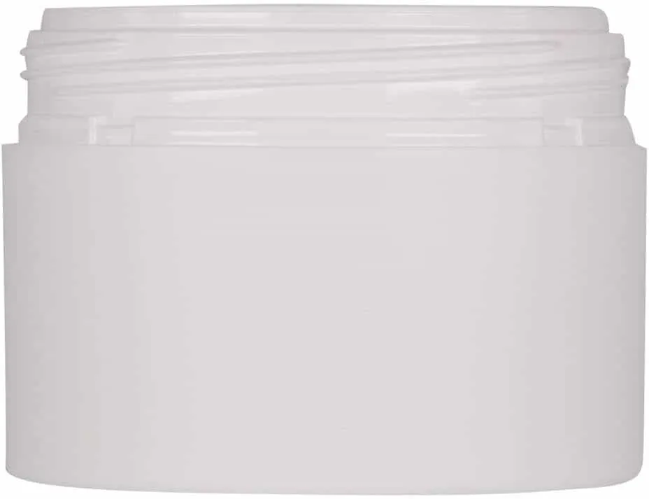 Boîte en plastique 100 ml 'Antonella', PP, blanche, bouchage: Bougage à vis