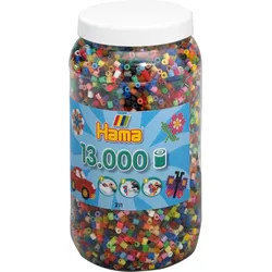 Hama Perlen Strijkkralen in Pot - Mix (068), 13.000st.