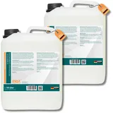 INOX® Scheibenreiniger Konzentrat 2x10 L – Streifenfreier Scheibenwischwasser-Zusatz gegen Insekten, Ölfilm und Nikotin für Auto, Werkstatt und Haushalt