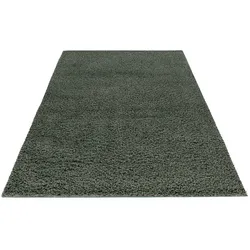 Hochflor-Teppich OBSESSION "My Twist 215", grün (jade), B:160cm H:35mm L:230cm, Polypropylen, Teppiche, besonder weich, glänzend, Wohnzimmer