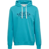 s.Oliver Hoodie Sweatshirt mit Stickerei Türkis L