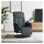 vidaXL Relaxsessel mit Fußteil Samt 56,4 x 105,5 x 86,4 cm Dunkelgrau drehbar