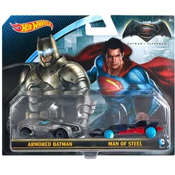 Mattel - Hot Wheels Spielzeugauto "Batman v Superman" (2er Pack)